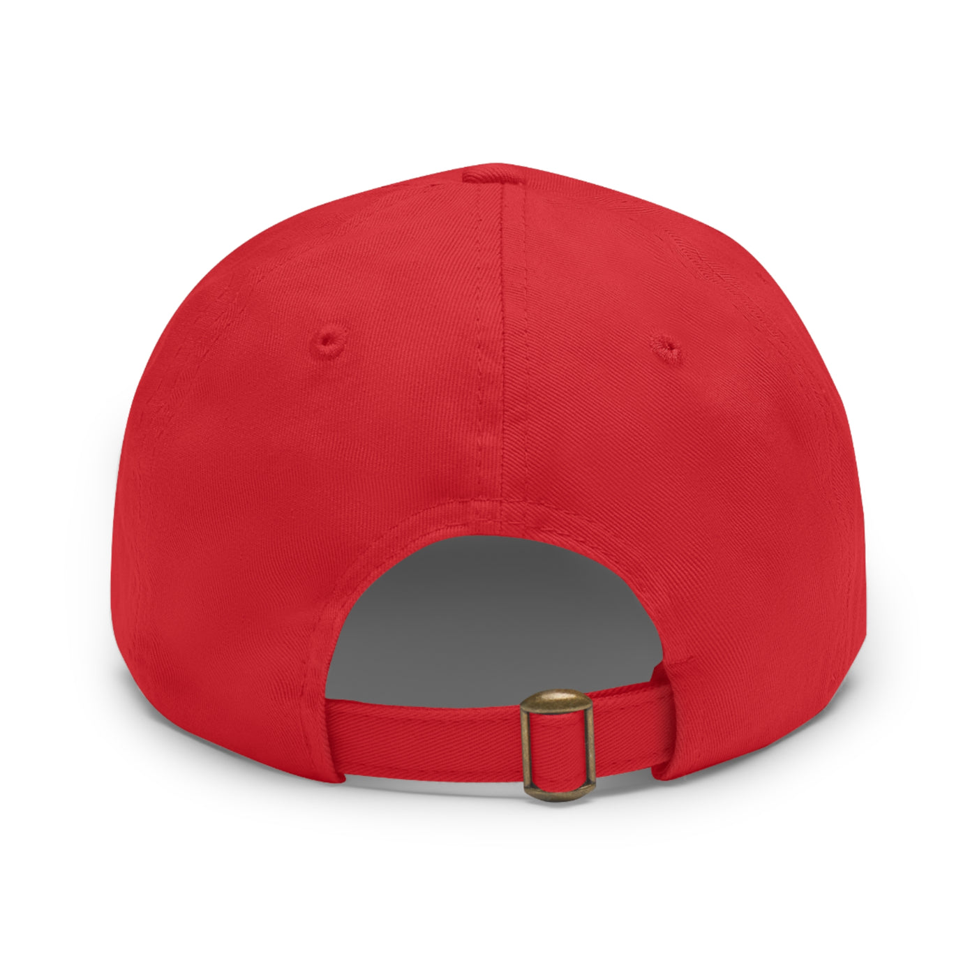 Destination is never a place Hat with Leather Patch (Round)