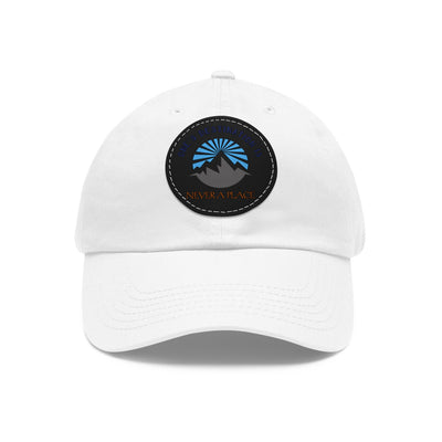 Men's Dad Hats | Round Leather Patch Hat | Let's Travel