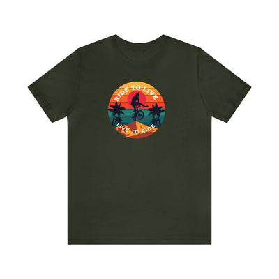 Ride to live Unisex Jersey Short Sleeve Tee