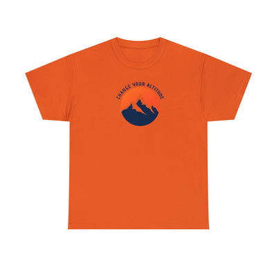 Custom Printed T-Shirts | Camping Heavy Cotton Tee | Let's Travel