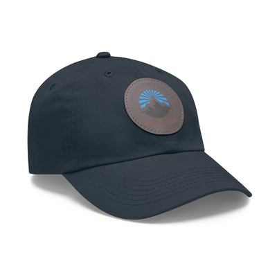 Men's Dad Hats | Round Leather Patch Hat | Let's Travel