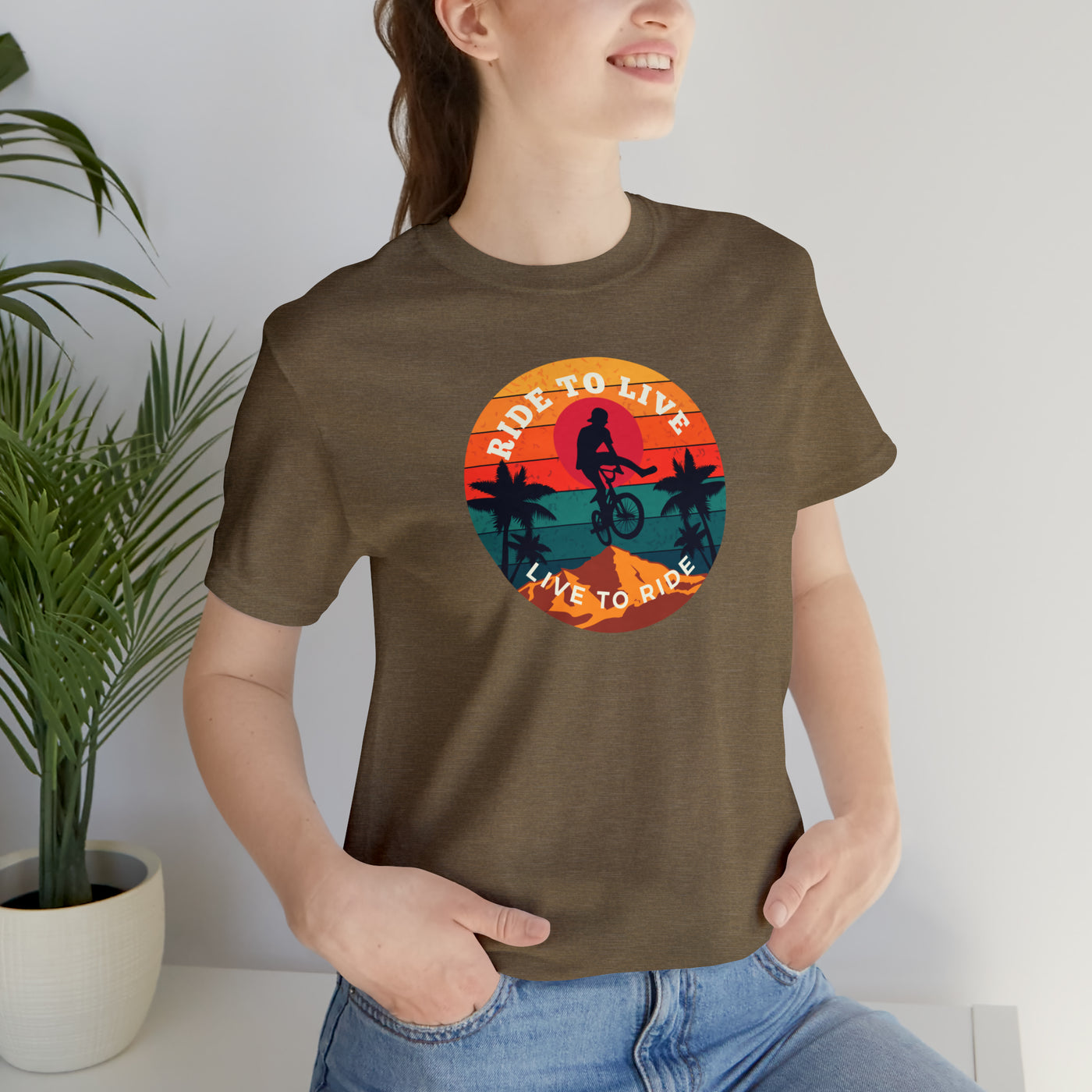 Ride to live Unisex Jersey Short Sleeve Tee