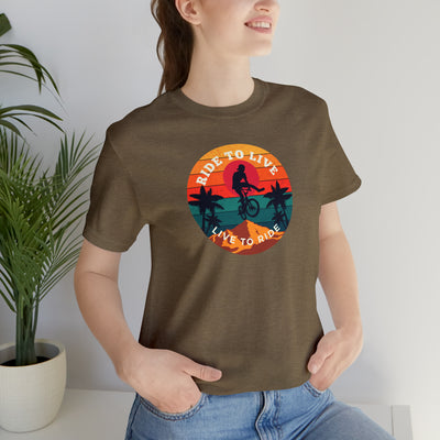 Ride to live Unisex Jersey Short Sleeve Tee