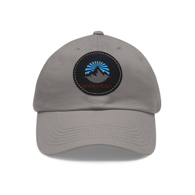 Men's Dad Hats | Round Leather Patch Hat | Let's Travel