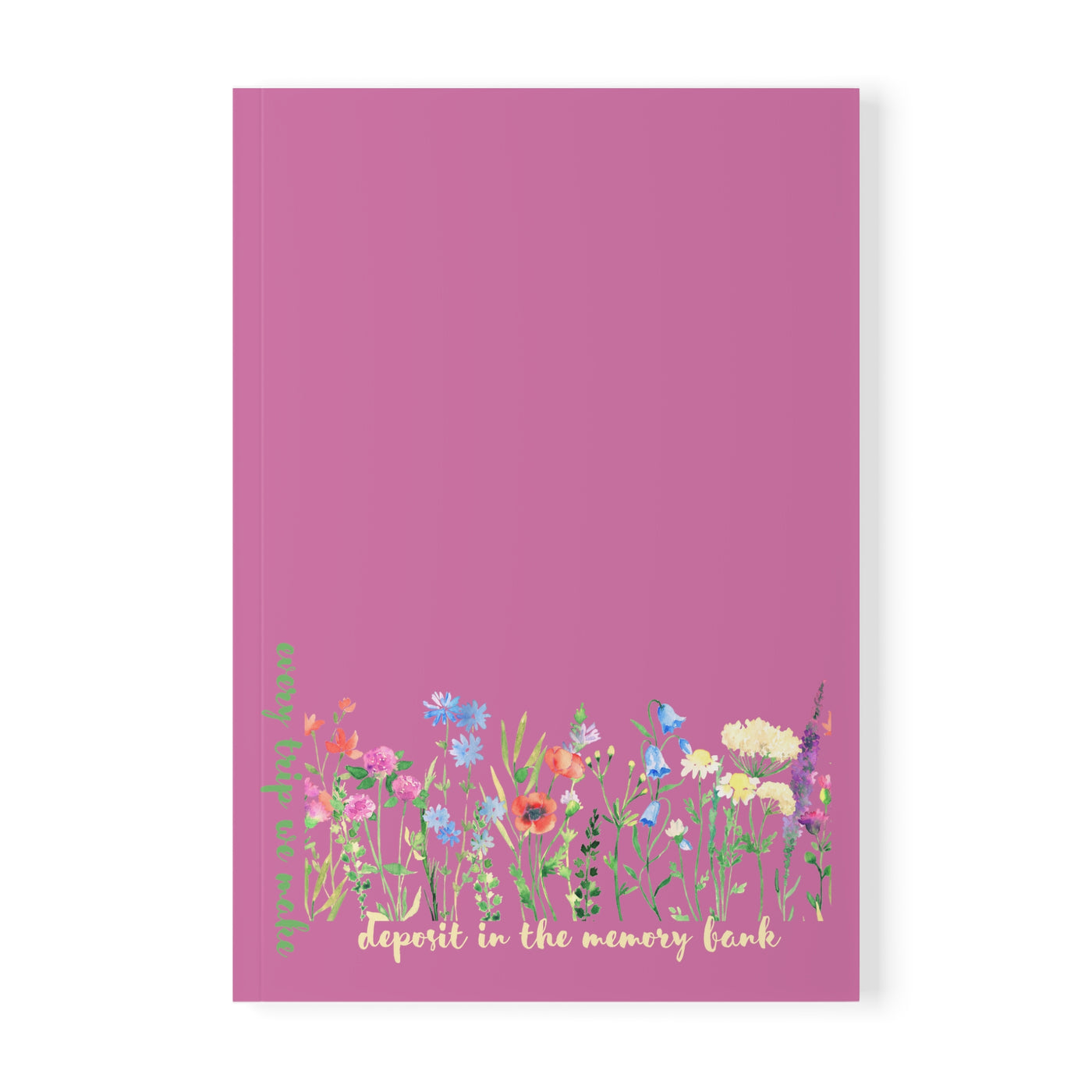 A5 Softcover Notebook | Custom Softcover Notebook | Let's Travel