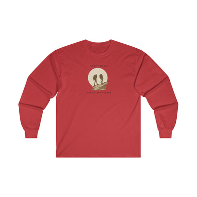 Men's Long Sleeve Graphic Tees | Good Friends Tee | Let's Travel