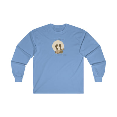 Men's Long Sleeve Graphic Tees | Good Friends Tee | Let's Travel